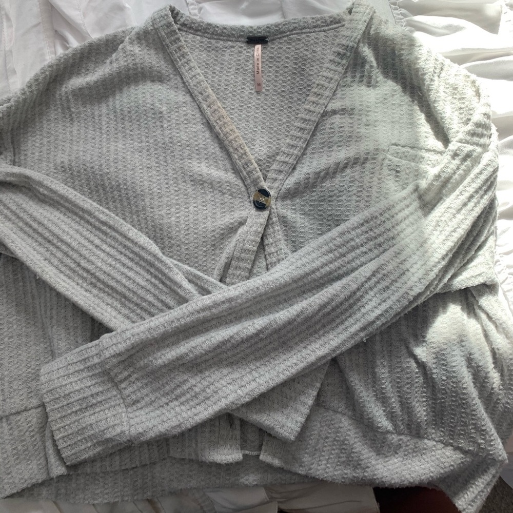 Short Gray Sweater